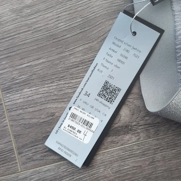 Marc Aurel Maxi Skirt In Soft Touch - Picture 6 of 6